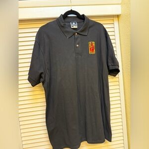 Star Trek Classic Black Polo Shirt with Embroidered Logo